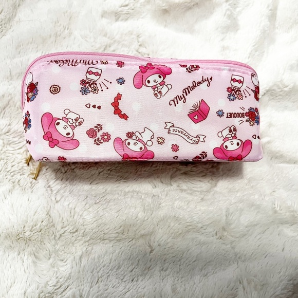 Sanrio My Melody Pink Pencil Case Makeup Case Cute Make Up Bag - Picture 1 of 4